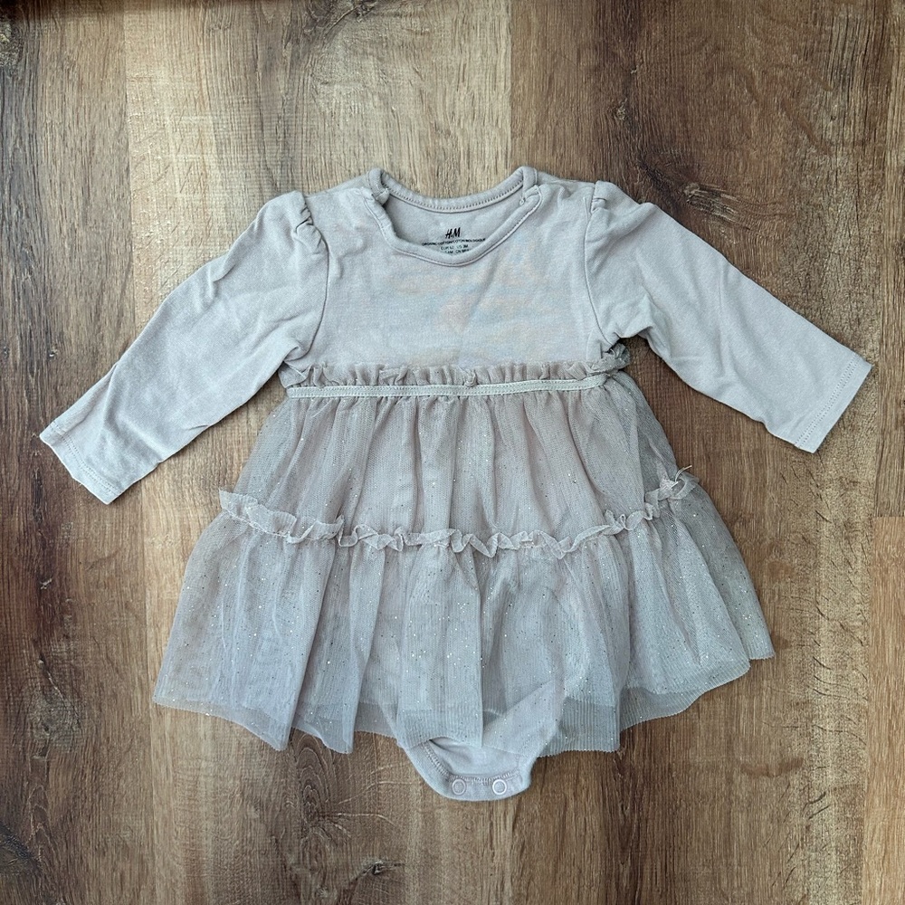 H&M Baby Dress with Tulle Skirt 3 months